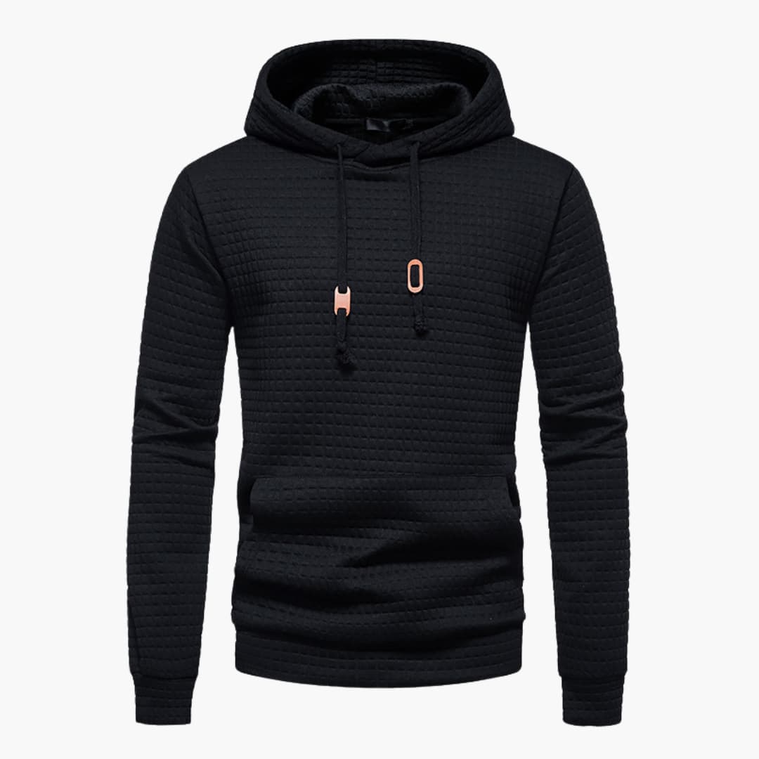 Jolly Men's Hoodie | Cozy Cotton Blend with Check Pattern 9