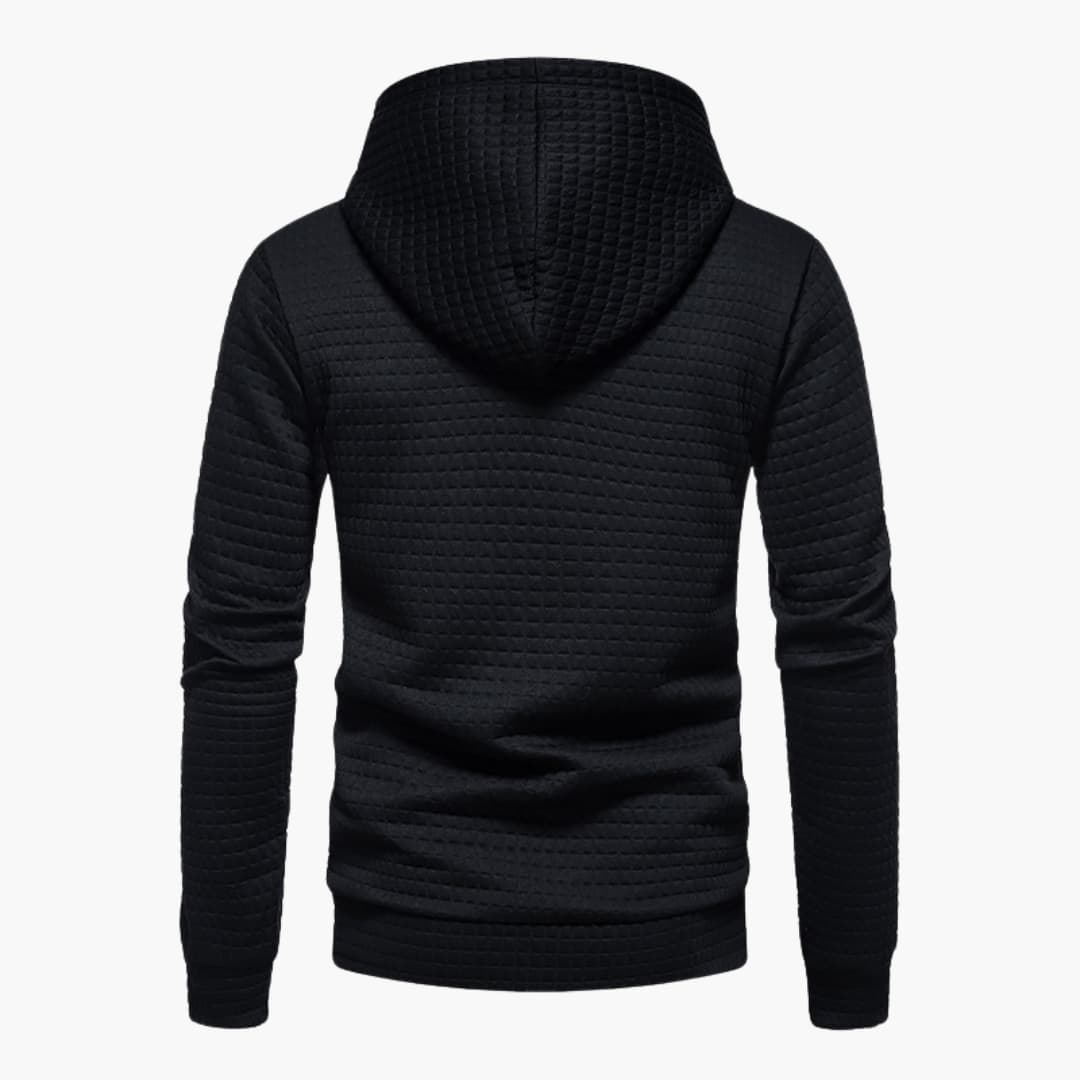 Jolly Men's Hoodie | Cozy Cotton Blend with Check Pattern 8