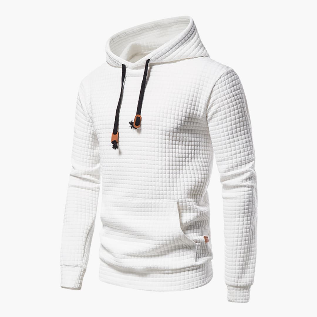 Jolly Men's Hoodie | Cozy Cotton Blend with Check Pattern 1