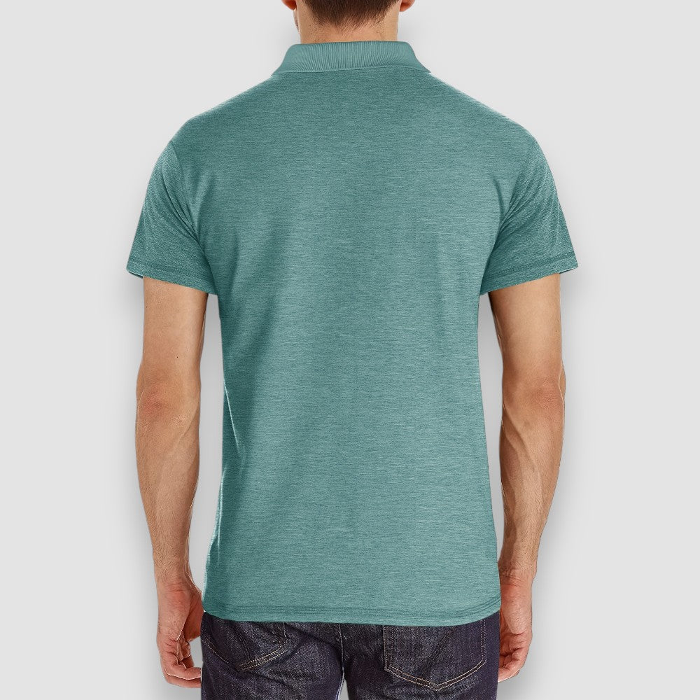 Riven Men's Polo Shirt | Cotton Blend, Elegant Design 6