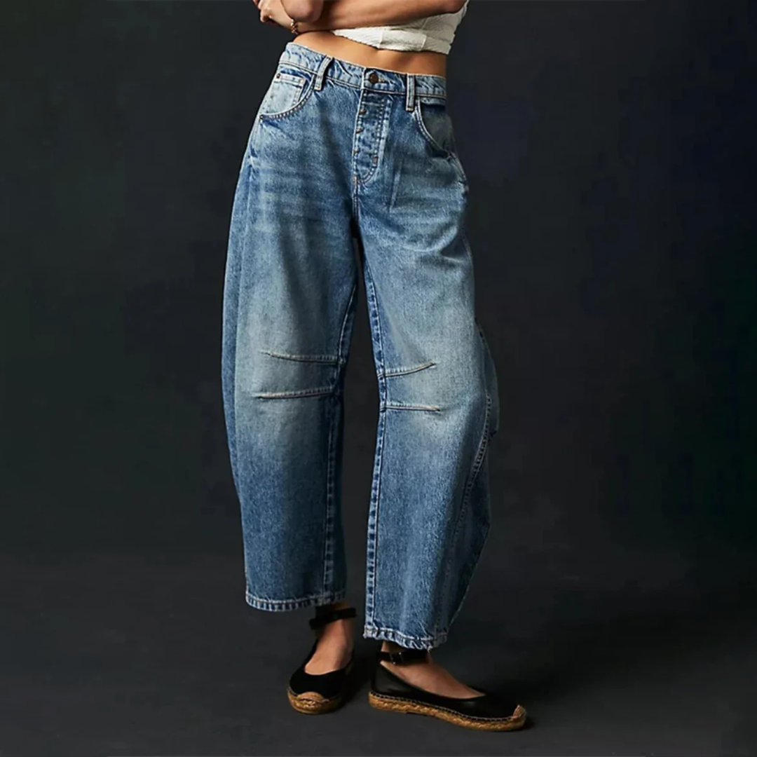 Nola Women's Wide Leg Jeans | High-Quality Denim, Comfortable Fit 6