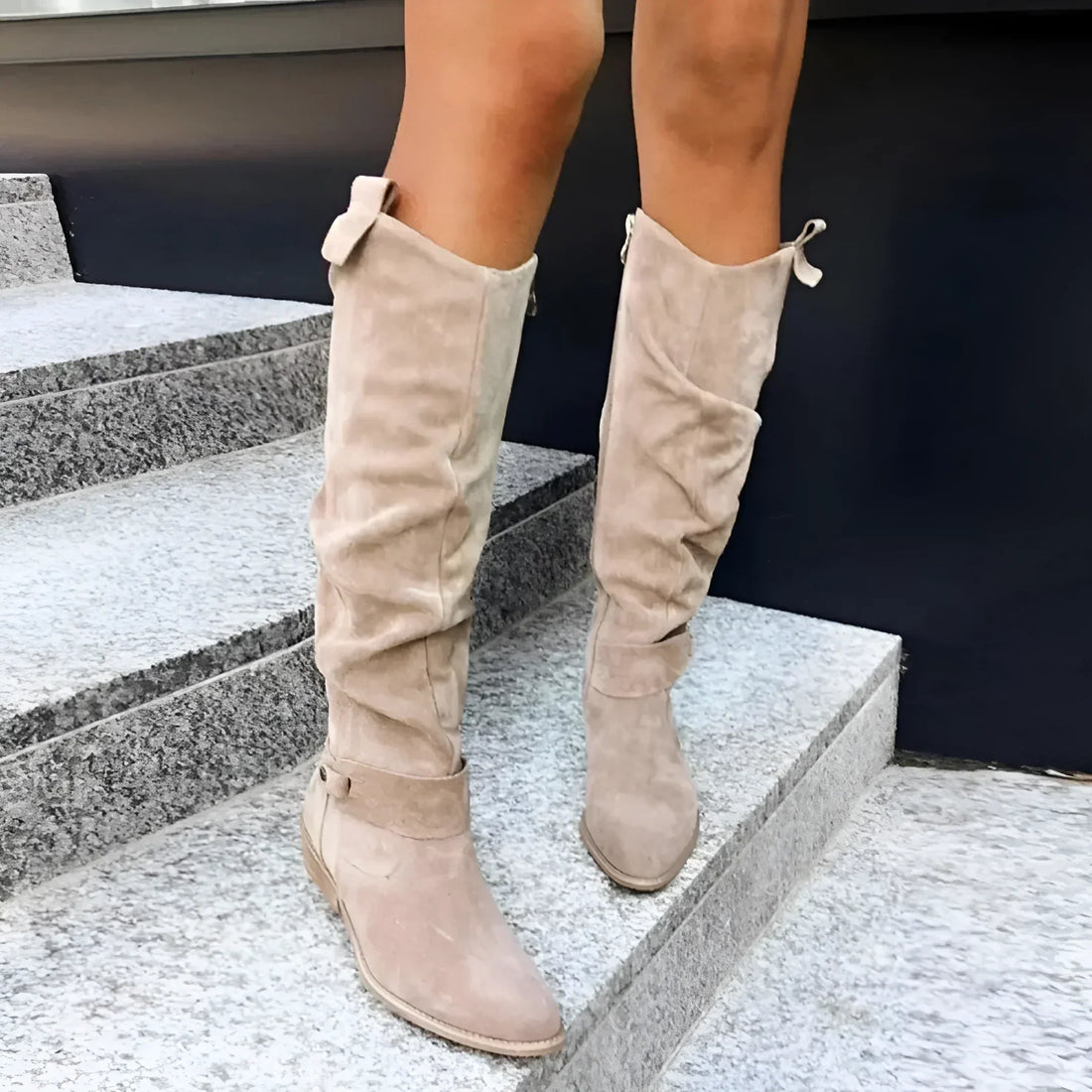 Lila Women's Black Ankle Boots | High-Quality Leather, Elegant Design 1