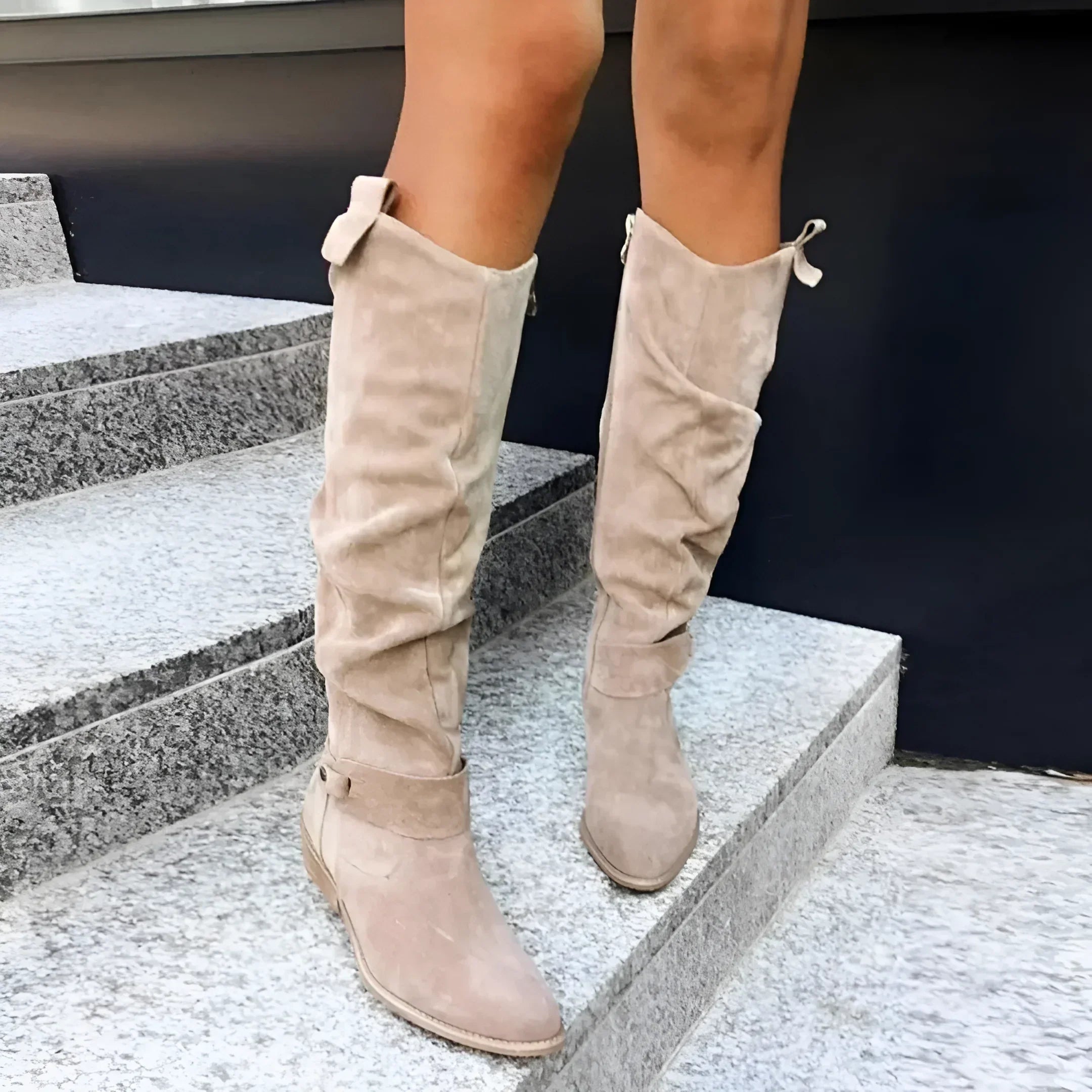 Lila Women's Black Ankle Boots | High-Quality Leather, Elegant Design 2