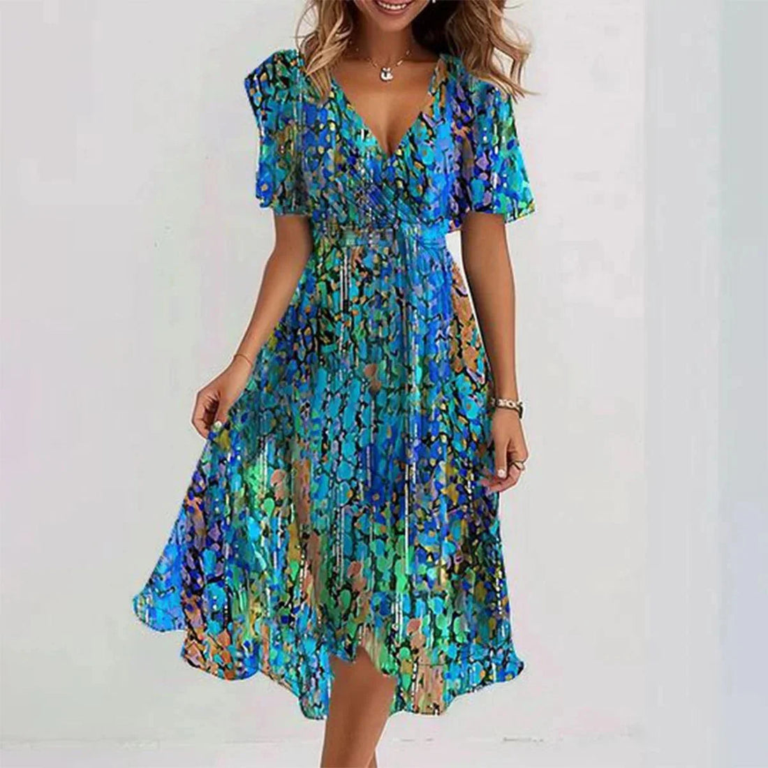 Clara Women's Chiffon Maxi Dress | Flowing Design, Versatile Style 1