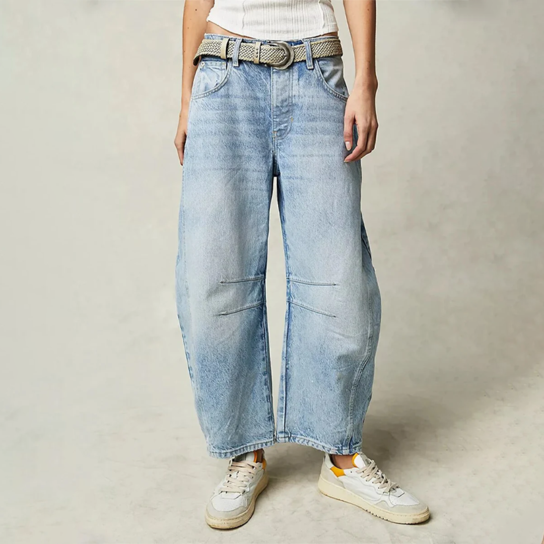Nola Women's Wide Leg Jeans | High-Quality Denim, Comfortable Fit 5