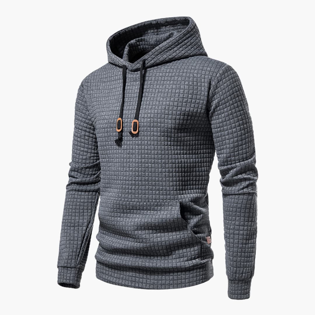 Jolly Men's Hoodie | Cozy Cotton Blend with Check Pattern 10