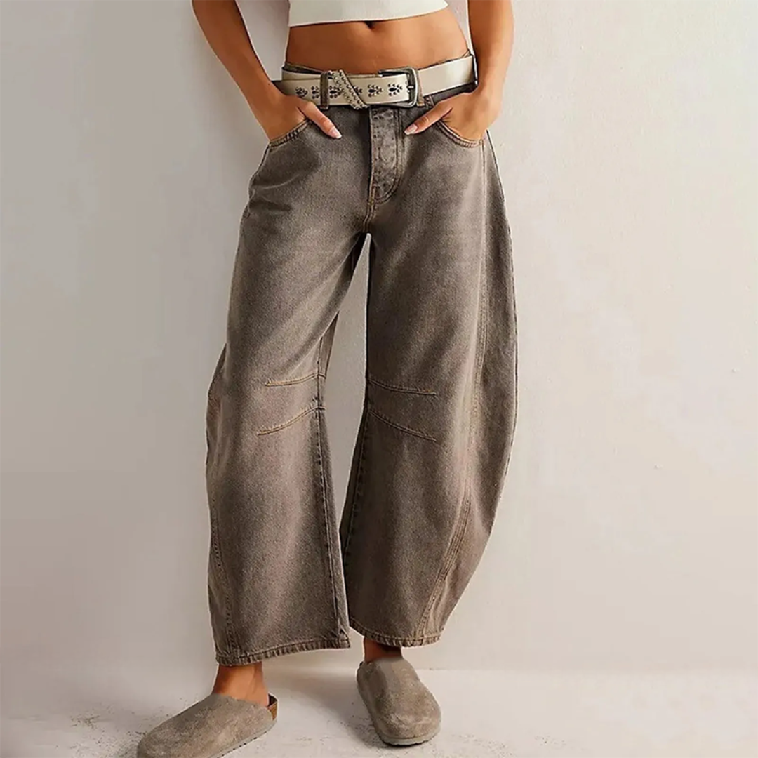 Nola Women's Wide Leg Jeans | High-Quality Denim, Comfortable Fit 4