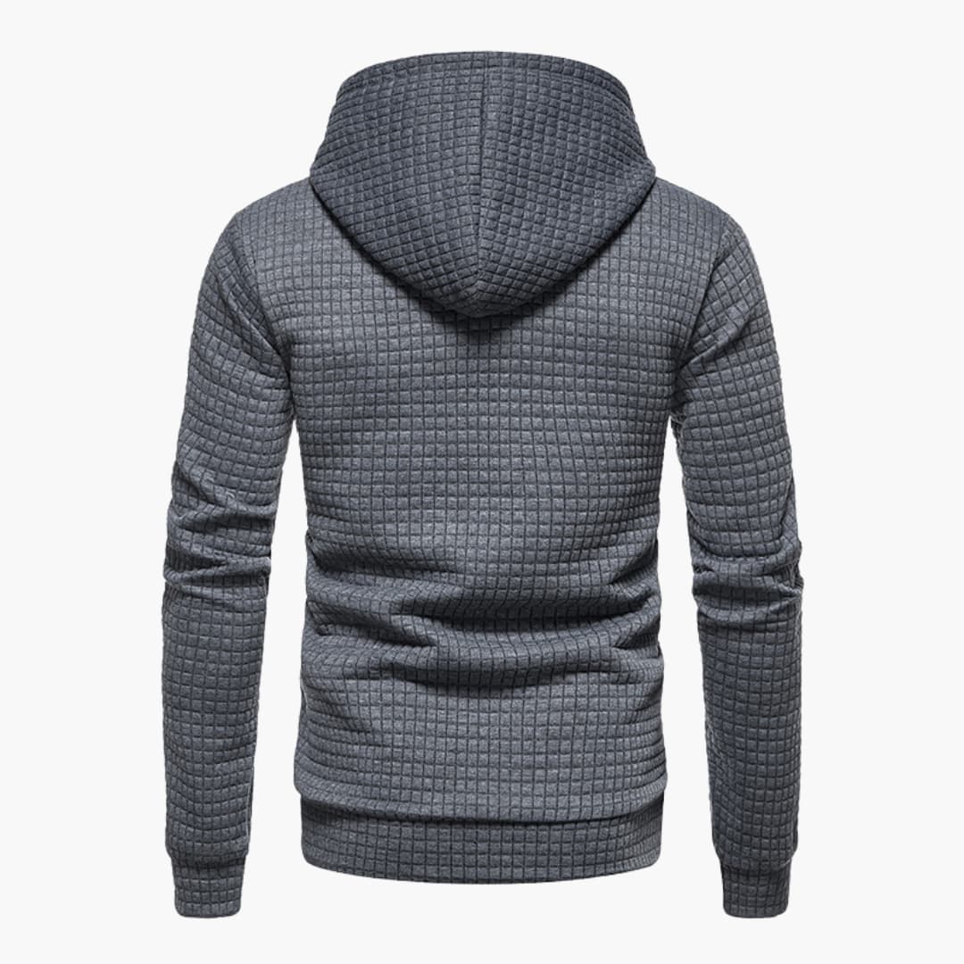 Jolly Men's Hoodie | Cozy Cotton Blend with Check Pattern 12
