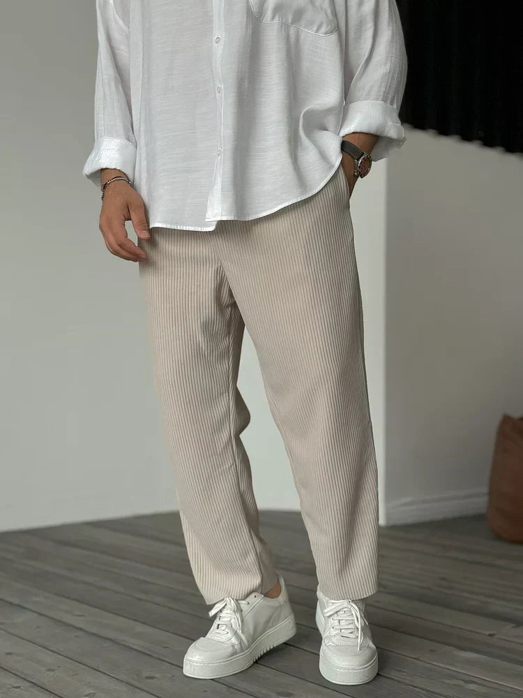 Felix Men's Slim Fit Pants | Cotton Blend Comfort 1