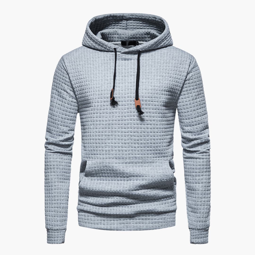 Jolly Men's Hoodie | Cozy Cotton Blend with Check Pattern 4