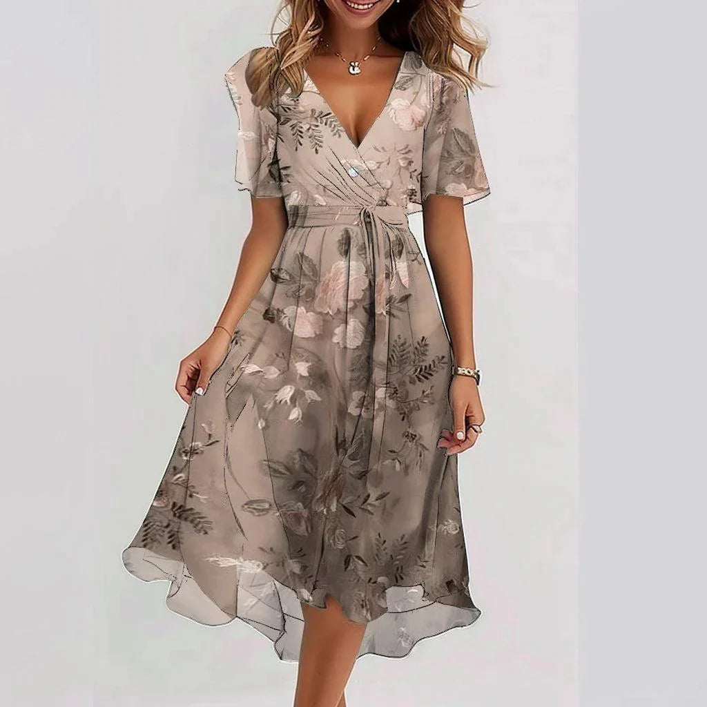 Clara Women's Chiffon Maxi Dress | Flowing Design, Versatile Style 1