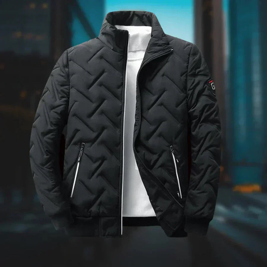 Max Men's Winter Jacket | Quilted Polyester, Modern Fit 1