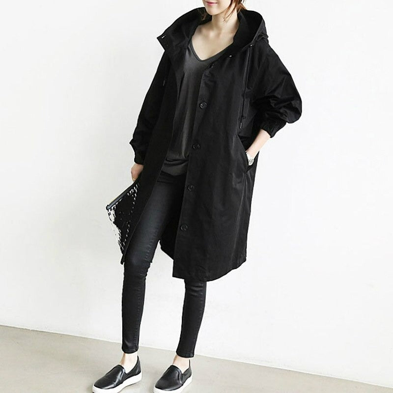 Elara Women's Trench Coat | Water-Repellent Fabric, Stylish Design 4