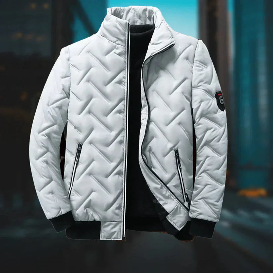 Max Men's Winter Jacket | Quilted Polyester, Modern Fit 1