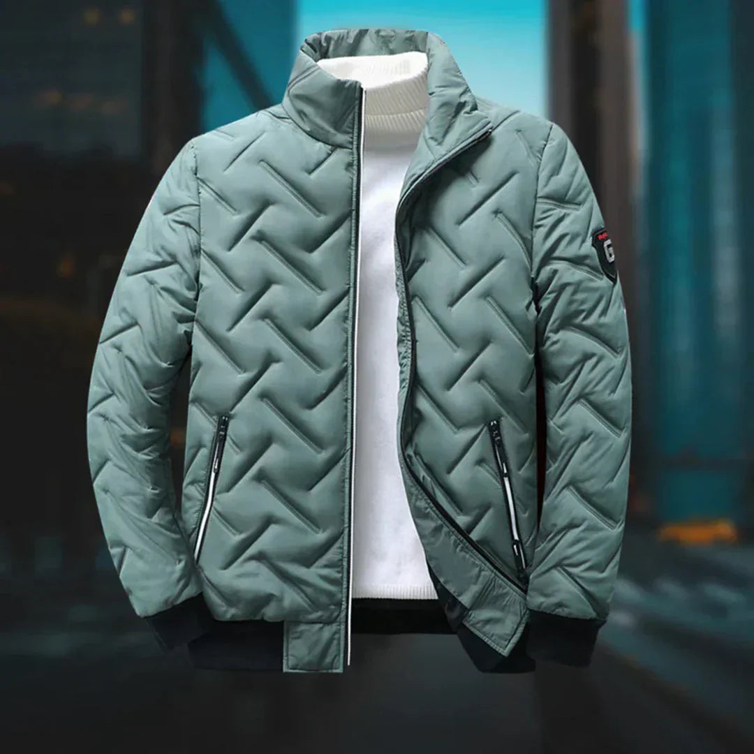 Max Men's Winter Jacket | Quilted Polyester, Modern Fit 3