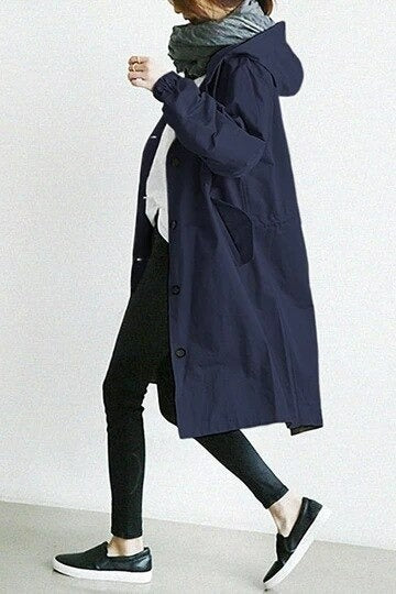 Elara Women's Trench Coat | Water-Repellent Fabric, Stylish Design 7