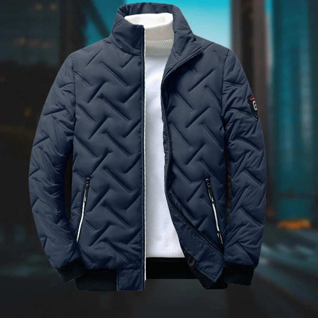 Max Men's Winter Jacket | Quilted Polyester, Modern Fit 4