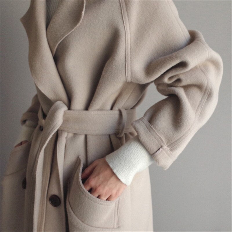 Mica Women's Winter Coat | 100% Cashmere, Elegant Outerwear 1