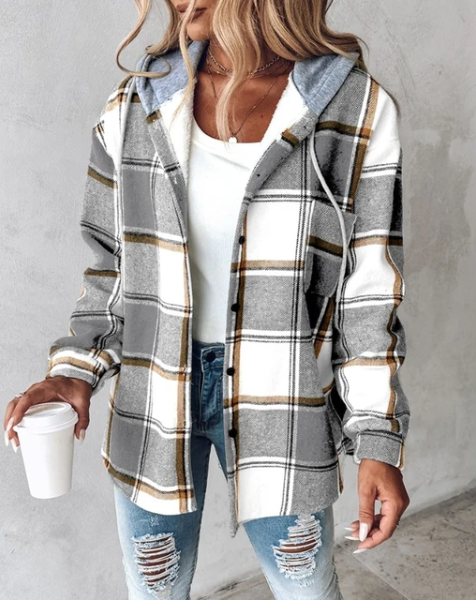 Rocco Women's Hooded Jacket | Soft Cotton Blend, Casual Comfort 3