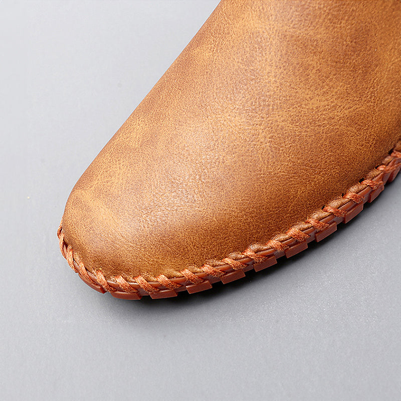 Sante Men's Leather Slippers | Classic Loafer Design, Elegant & Versatile 9
