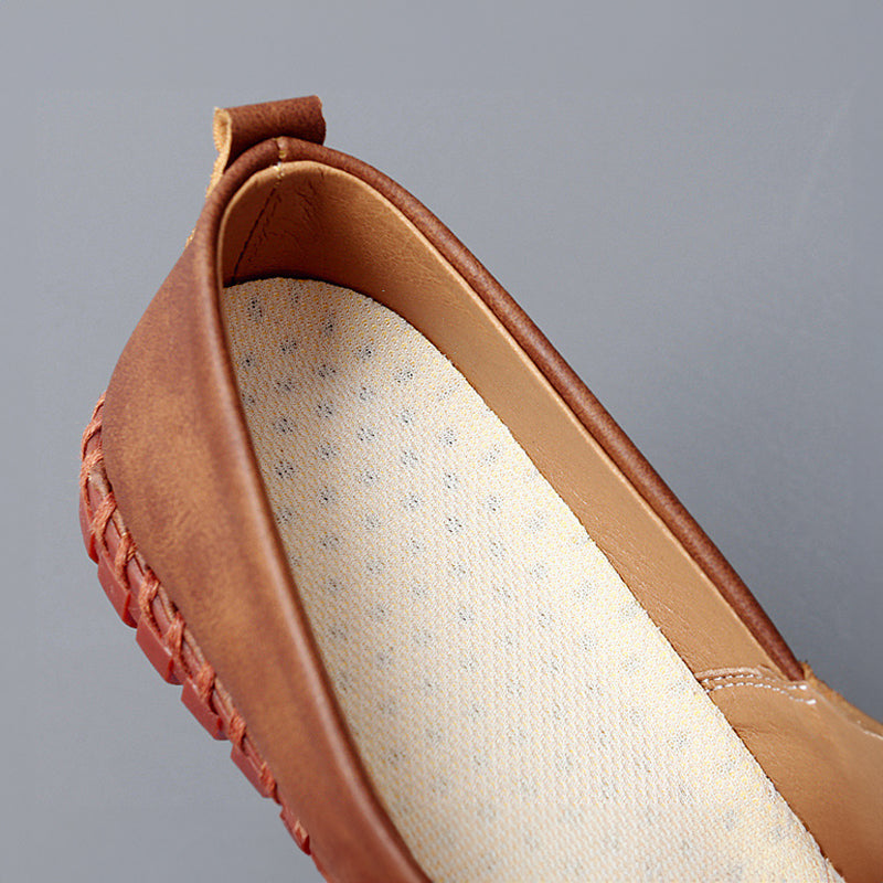 Sante Men's Leather Slippers | Classic Loafer Design, Elegant & Versatile 10