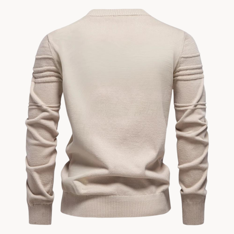 Chet Men's Cardigan Sweater | Ultra-Soft Cotton Blend, Checkered Design 11