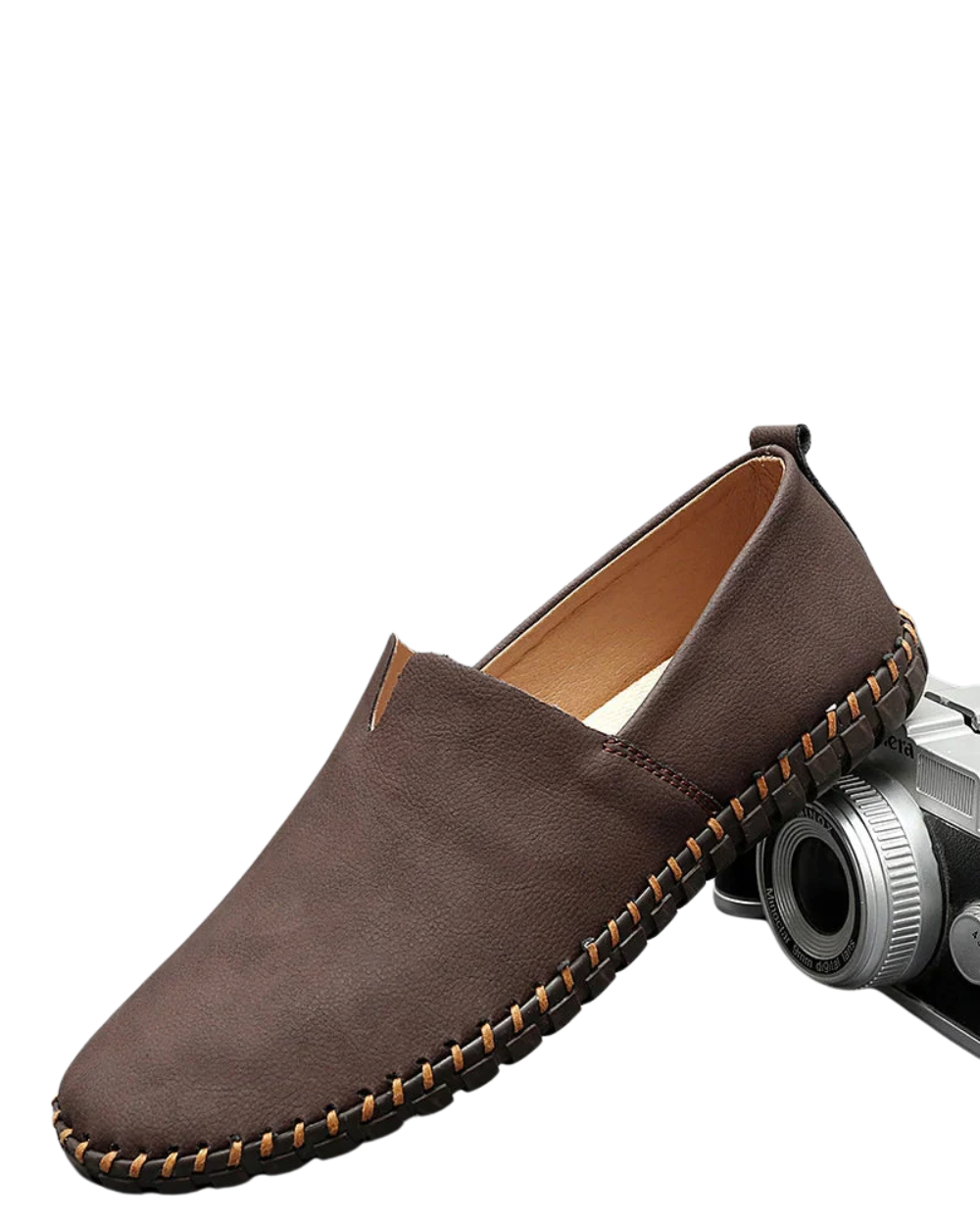 Sante Men's Leather Slippers | Classic Loafer Design, Elegant & Versatile 1