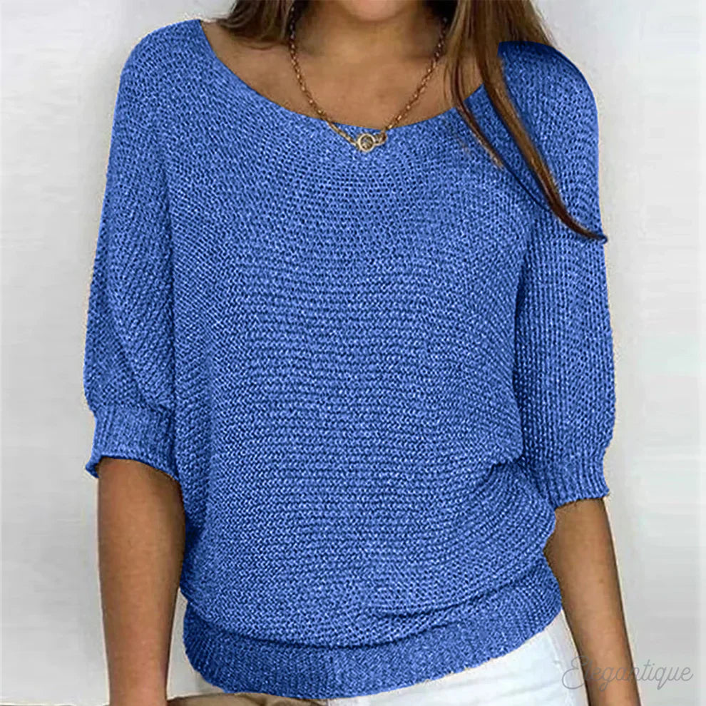 Svelte Women's Sweater | Cross-Knit Design for All Seasons 4