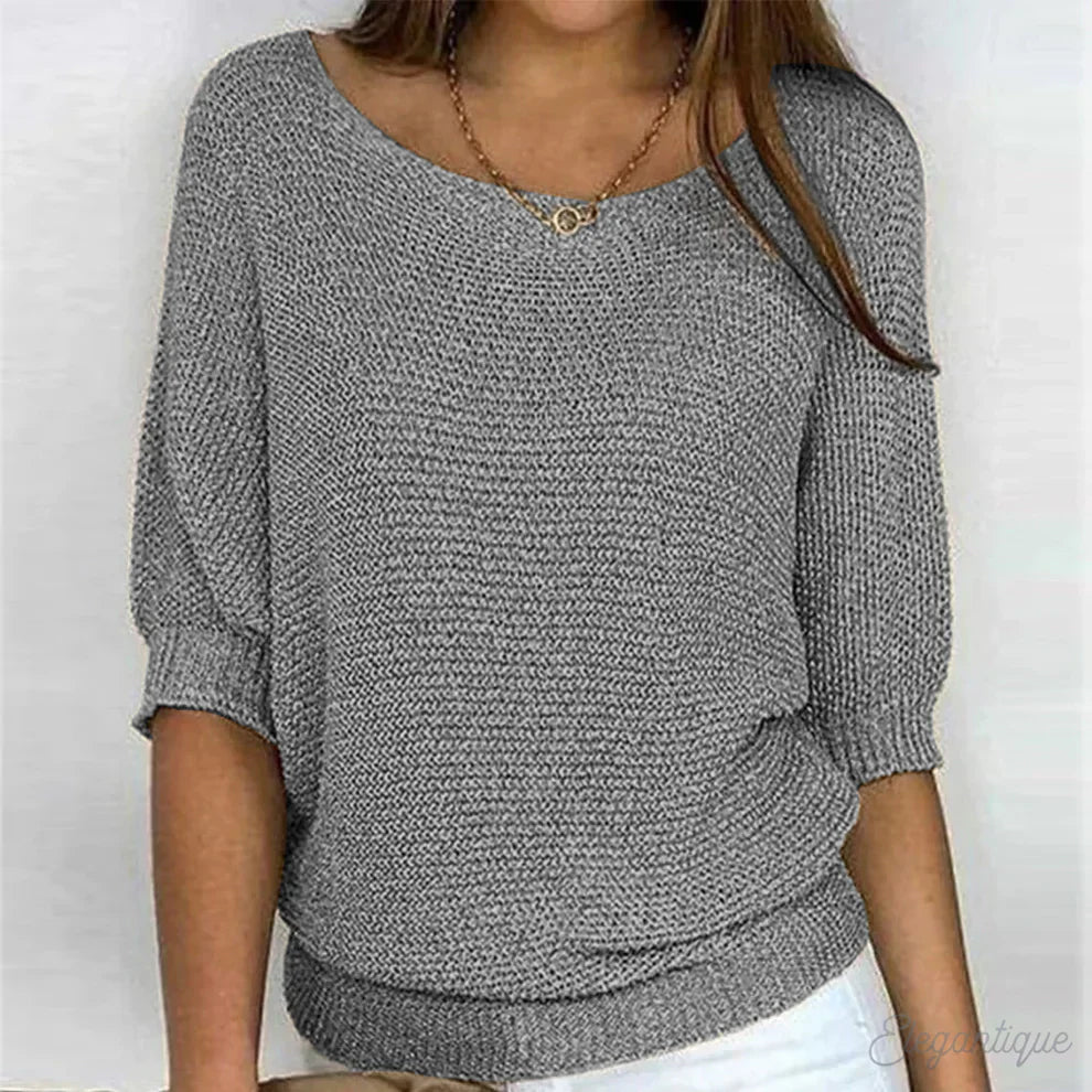 Svelte Women's Sweater | Cross-Knit Design for All Seasons 7