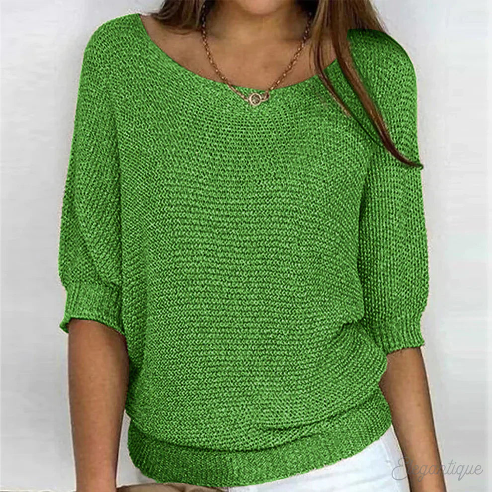 Svelte Women's Sweater | Cross-Knit Design for All Seasons 6